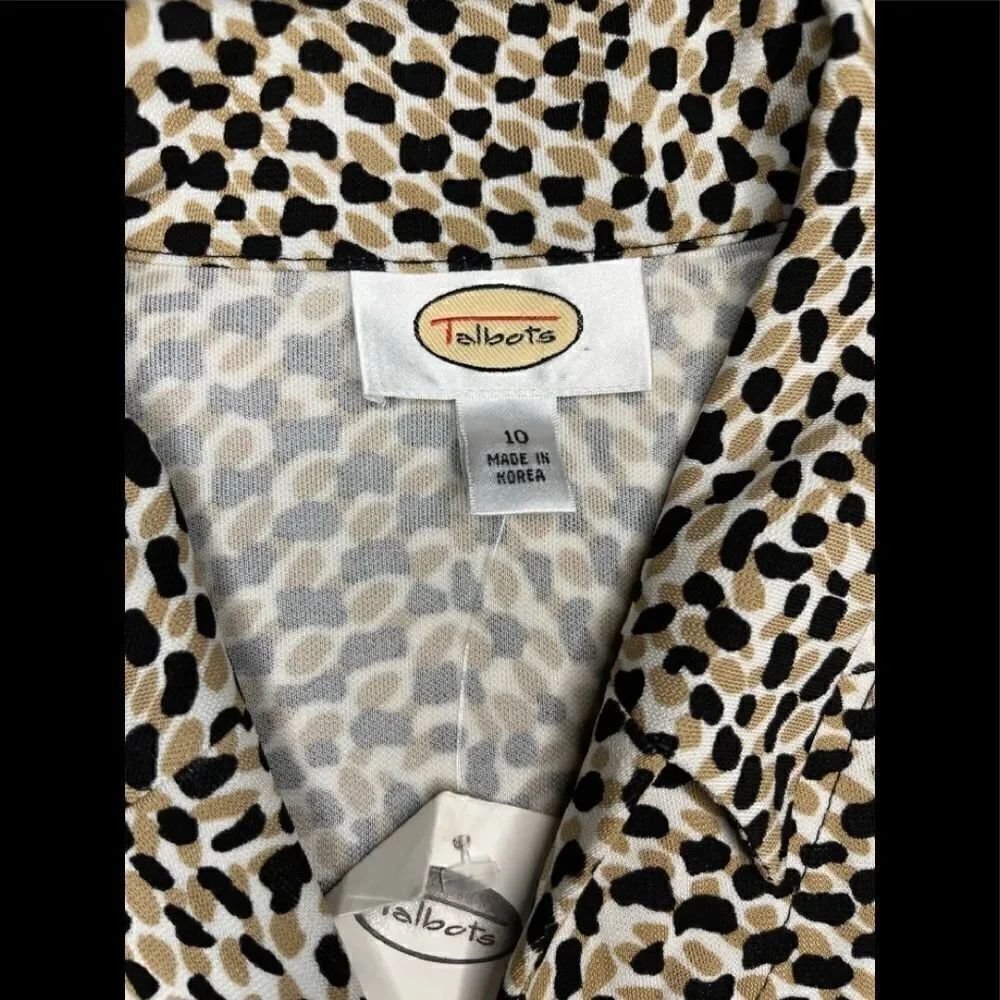 Talbots button up blouse sz 10 - Picture 3 of 6